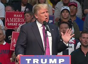Photo of Trump Hand Delivers Promise of 'Draining the Swamp'