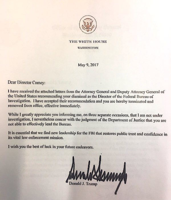 trump-letter-firing-james-comey-fbi-tw