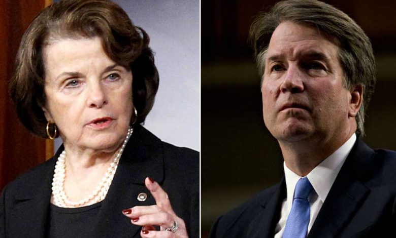 Feinstein Went after both Brett Kavanaugh and Amy Barrett.