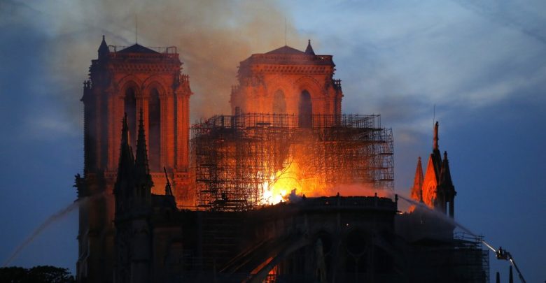 Dangerious Fire Engulfs Historic Notre Dame Cathedral