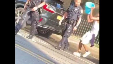 Photo of Outrageous Viral Videos Show On-Duty NYPD Officers Getting Buckets of Water Thrown at Them