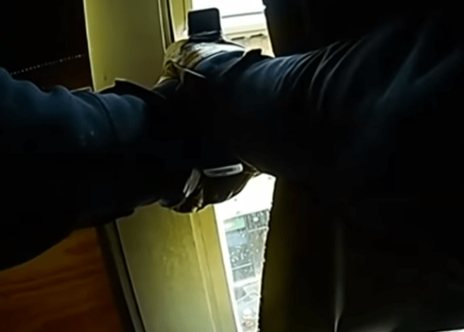 Bodycam footage from a police officer during the december Jersey City shootings