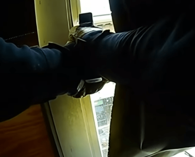 Bodycam footage from a police officer during the december Jersey City shootings