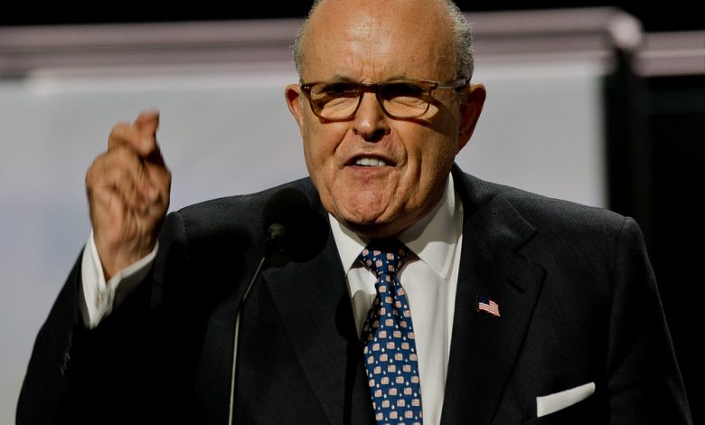 Former NYC Mayor Rudy Giuliani.