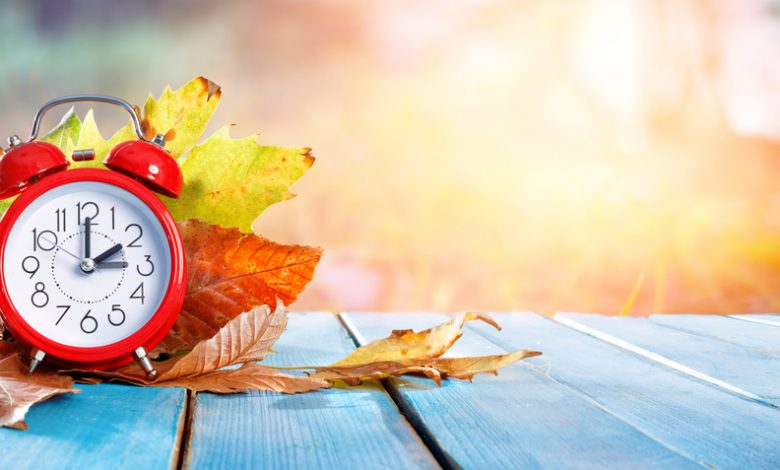 alarm clock autumn