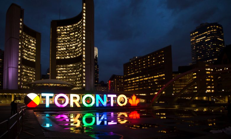 The Skyline of the City of Toronto.