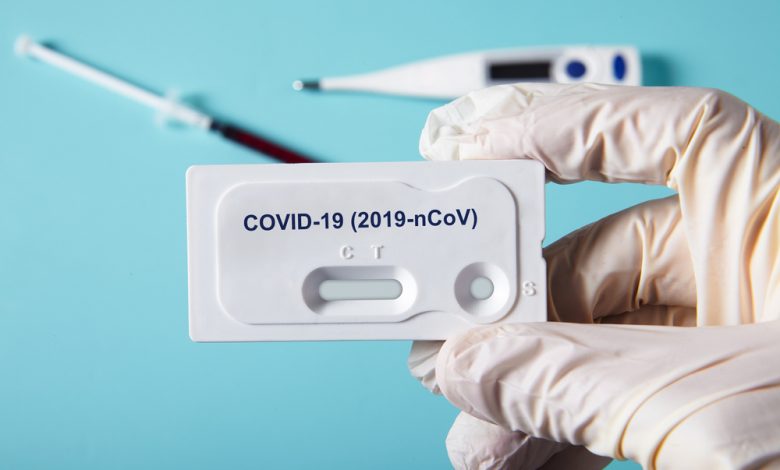 Coronavirus test kit.