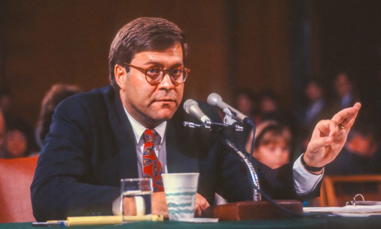 William barr of the doj