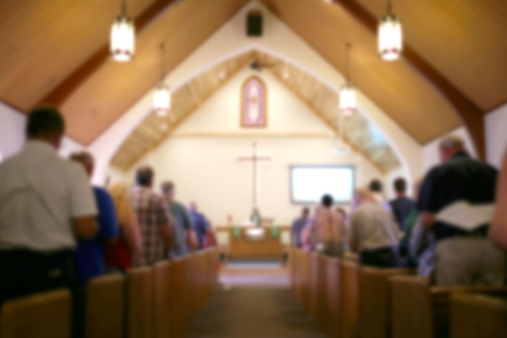 Image inside a church.