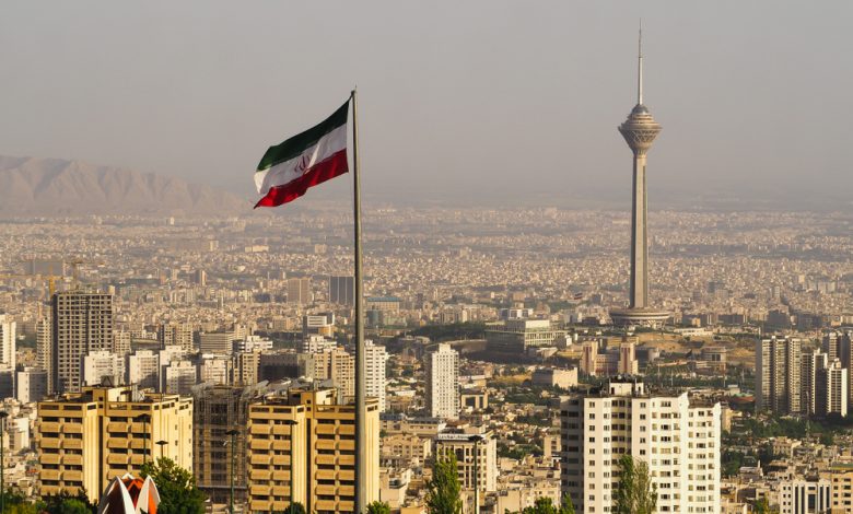 Overview of Tehran, Iran.