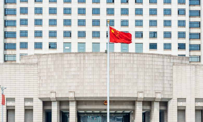 Chinese military government building in shanghai.