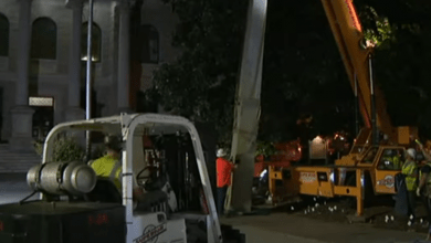 Photo of Georgia Confederate Statue Toppled Ahead of Juneteenth