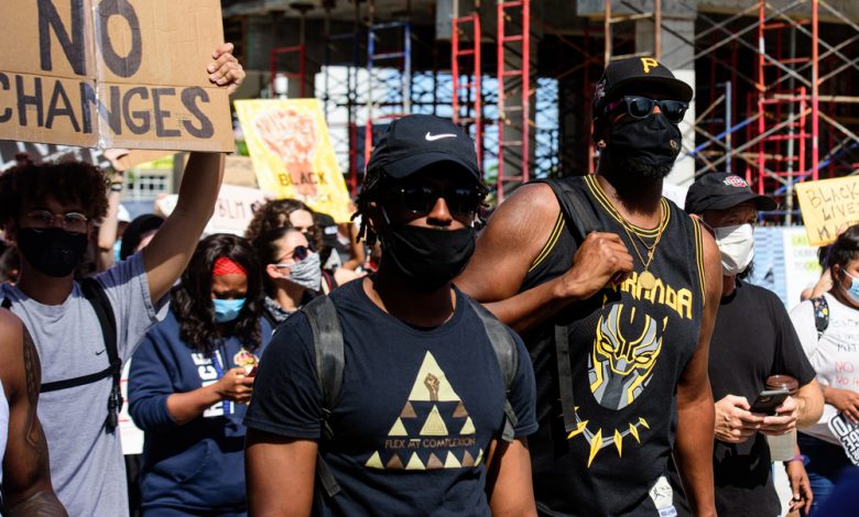 Black Lives Matter protesters in Florida.