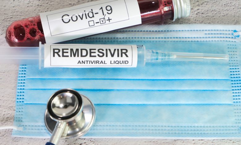 Drug remdesivir for COVID-19 coronavirus treatment.