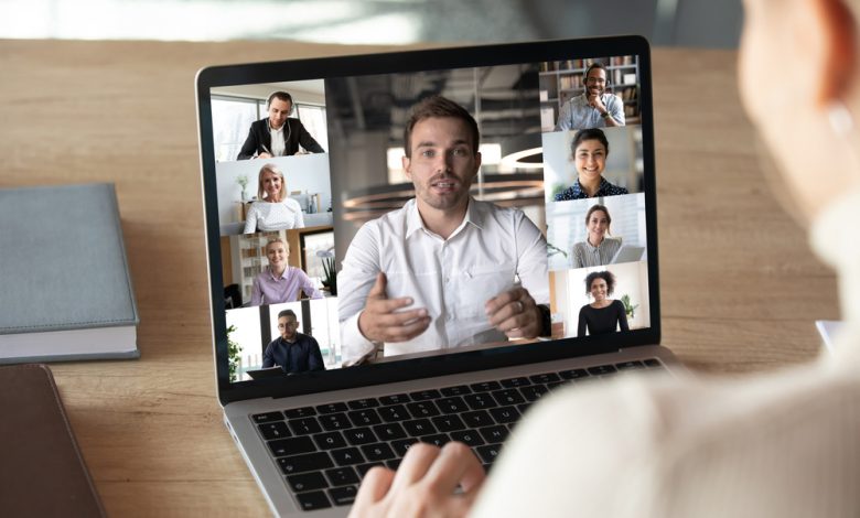 Employees working remotely from home.