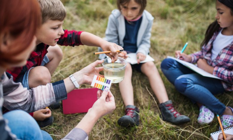 Danish Schools teaching students outside