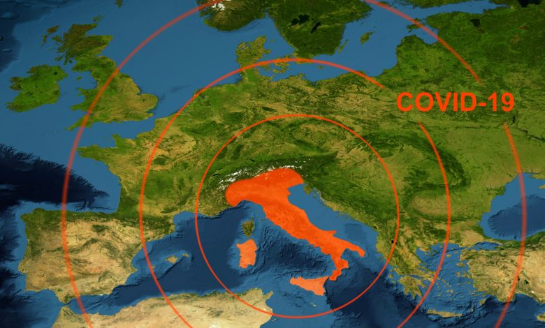 Coronavirus in Italy Weakening