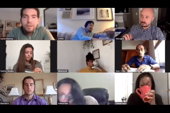 zoom video conference call meme