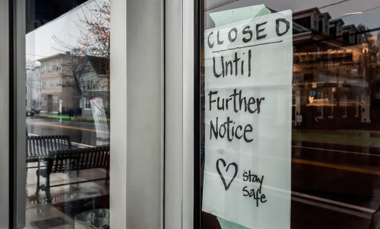Business remaining closed during COVID-19 outbreak.