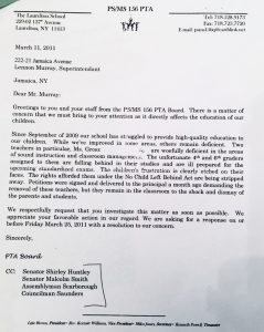 Wotman Letter from School