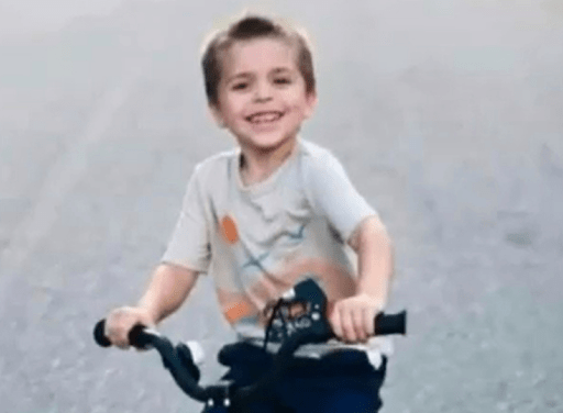 Image of Cannon Hinnant riding his bike.