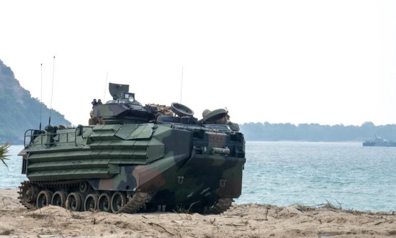 US Marine Amphibious Assault Vehicle