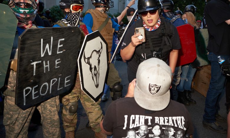 Portland protests, August 22nd.