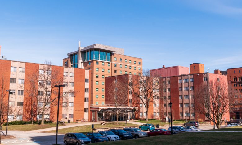 Dormitory on the campus of Duquesne University