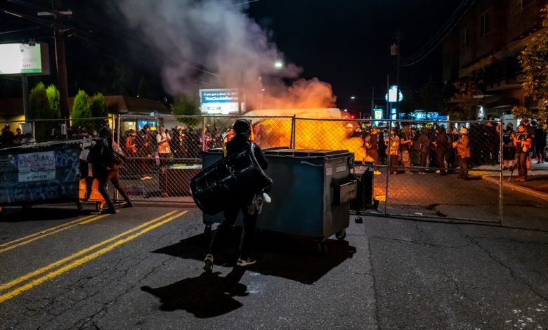 Protest in Portland, Oregon