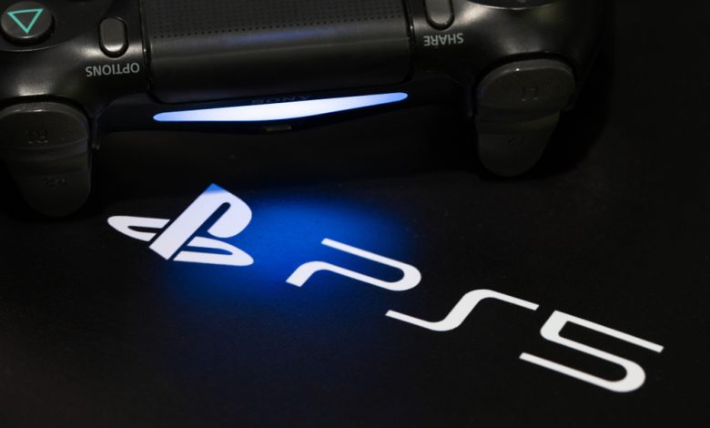 Logo of PlayStation 5 With Joystick