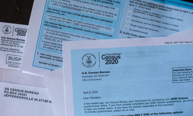 Multiple Census Forms for 2020.