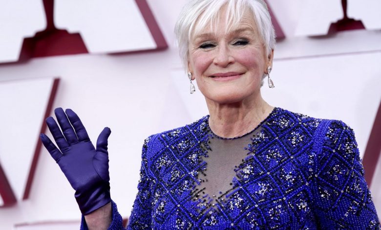 Glenn Close at the Oscars 2021 before Da Butt