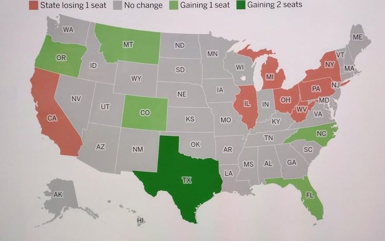 New Electoral College Map