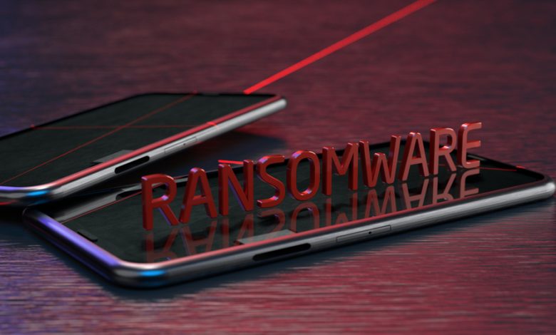 Cyber Security Ransomware Email Phishing Internet Technology 3d Illustration