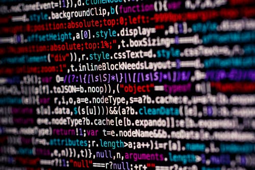 Computer programming code.