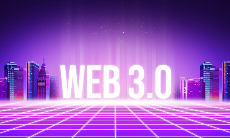 Futuristic Web 3.0 Concept Abstract