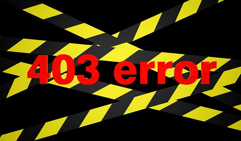 403 error
