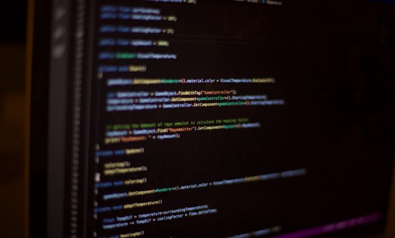 a computer screen with a bunch of lines on it