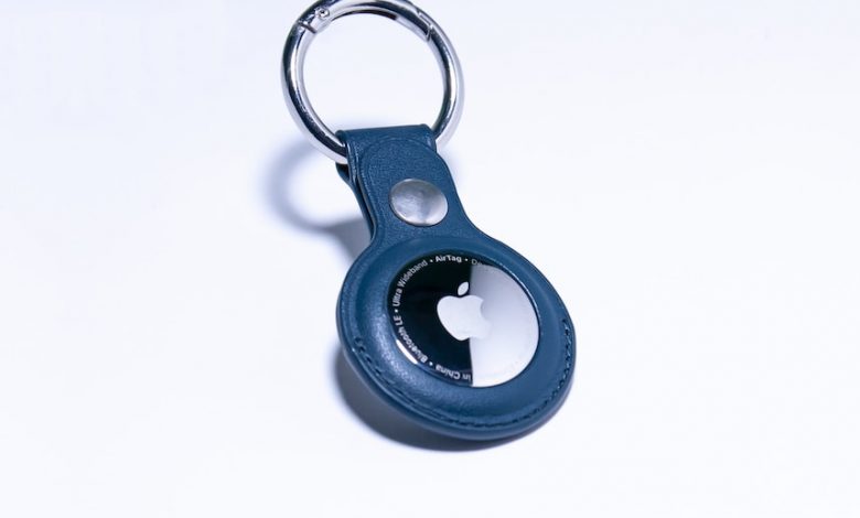 a keychain with a hole in the middle of it