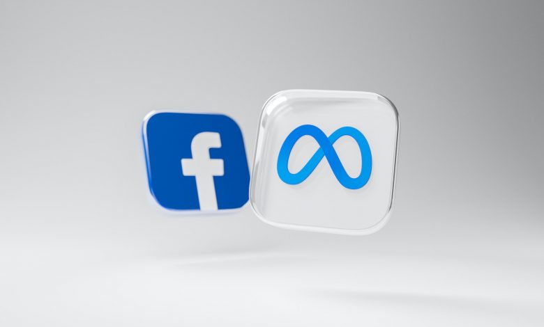 a white and blue square with a blue and white facebook logo