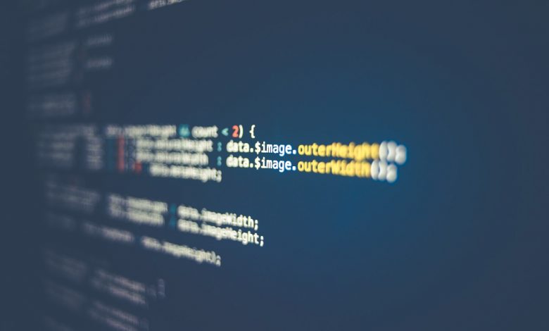 Code on a computer