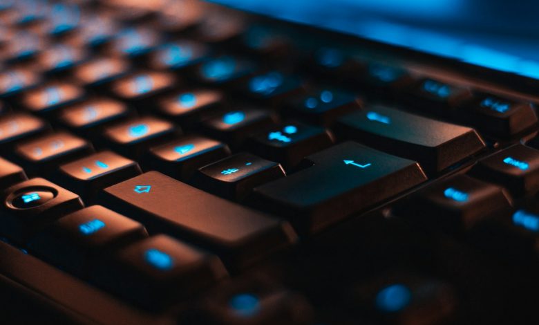 closeup photo of computer keyboard