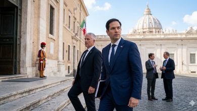 Photo of Marco Rubio Leads Delegation to Italy and Vatican Amid Foreign Policy Shifts