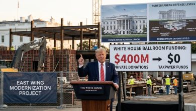 Photo of Trump Defends $400 Million White House Ballroom Construction Amid Funding Setback